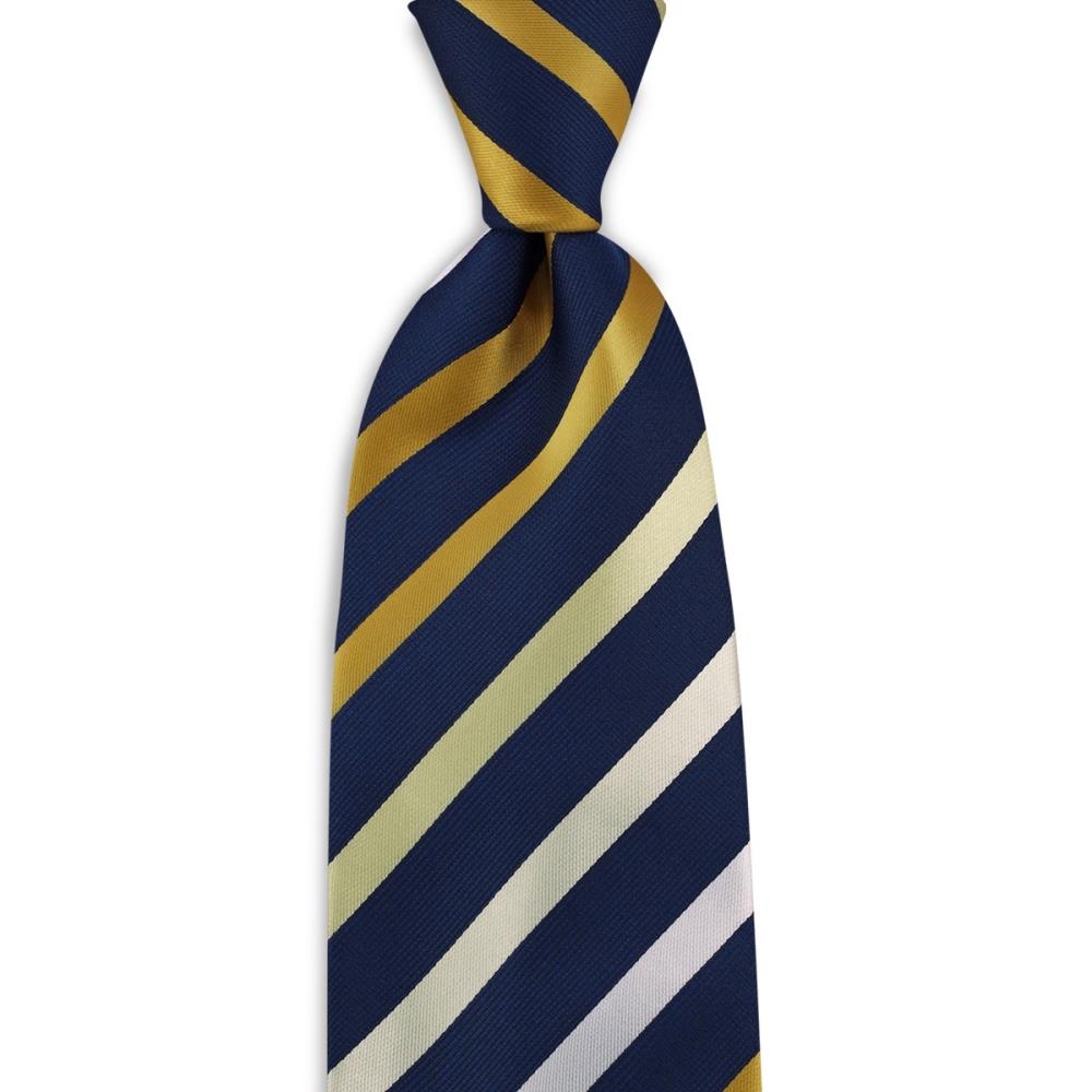 stropdas geel / blauw / wit - 1