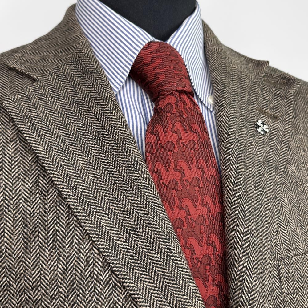 stropdas Horseman red - 2