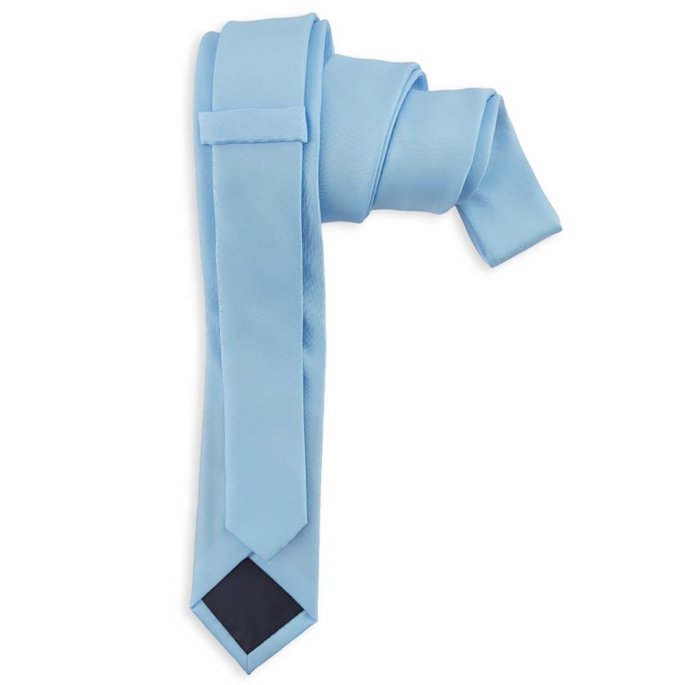 stropdas lichtblauw smal - 3