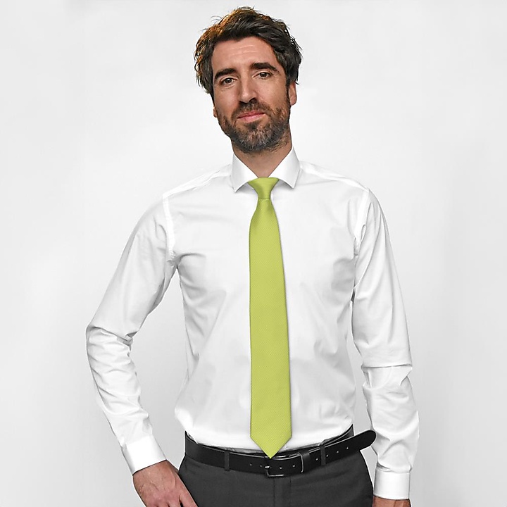 stropdas limegroen repp