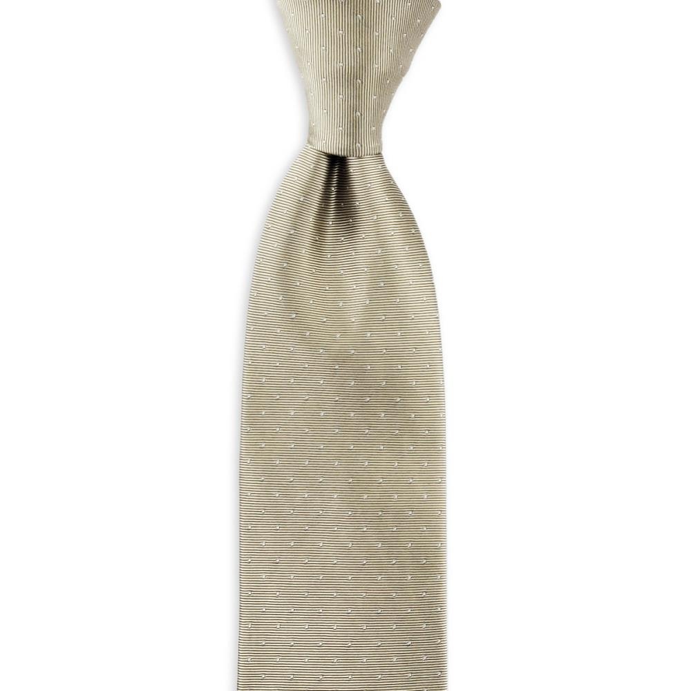 stropdas Mayfair Dots Champagne - 1