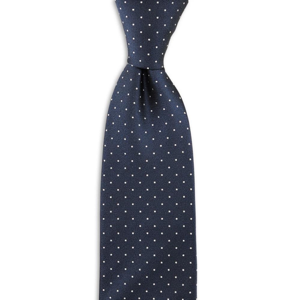 stropdas Mayfair Dots Navy - 1