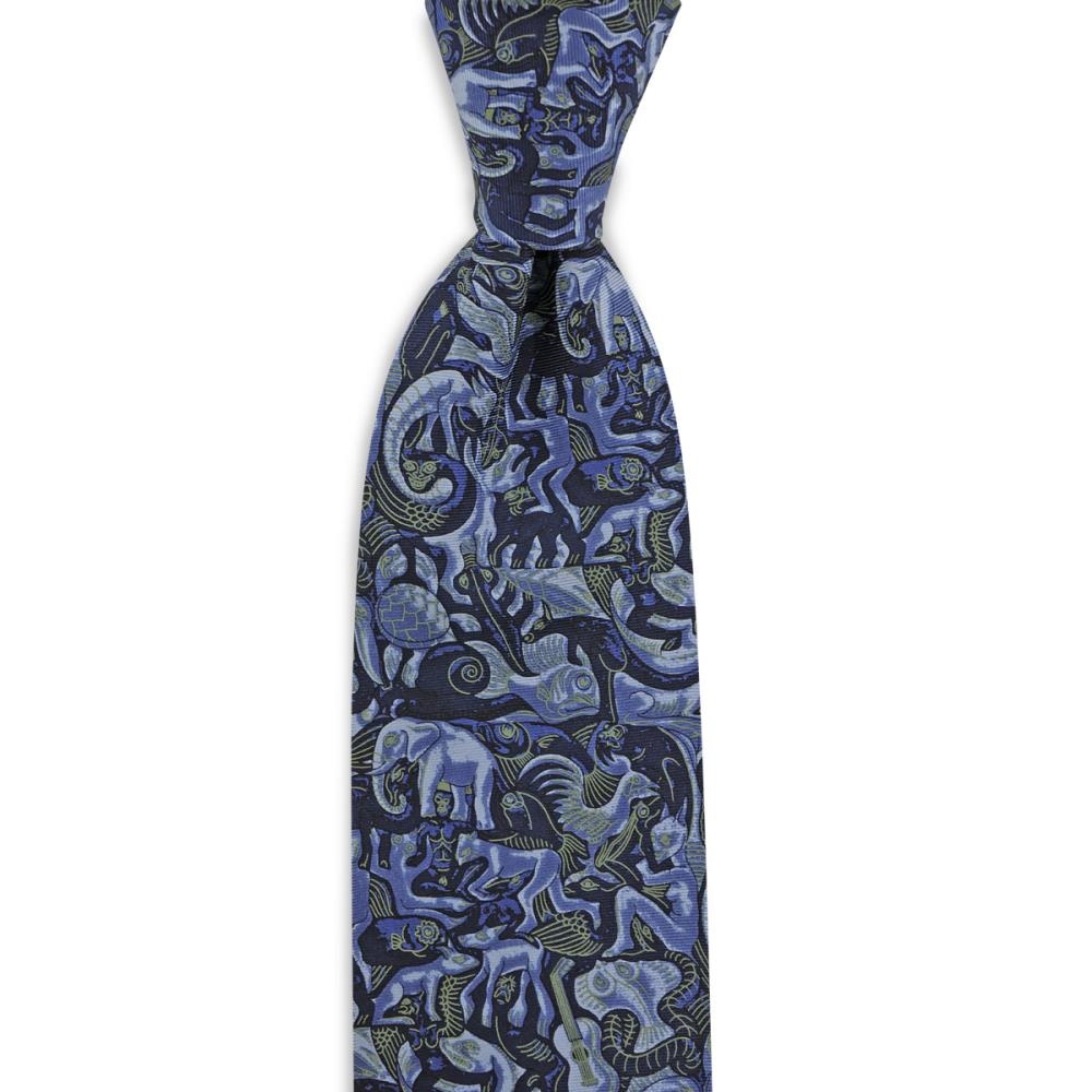 stropdas Mozaic blue - 1