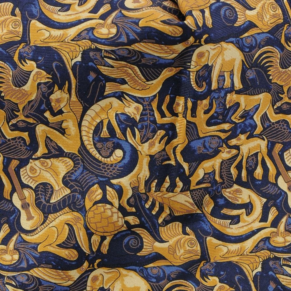 stropdas Mozaic yellow - 4