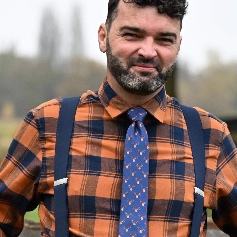 Stropdas Reindeer Party - 4