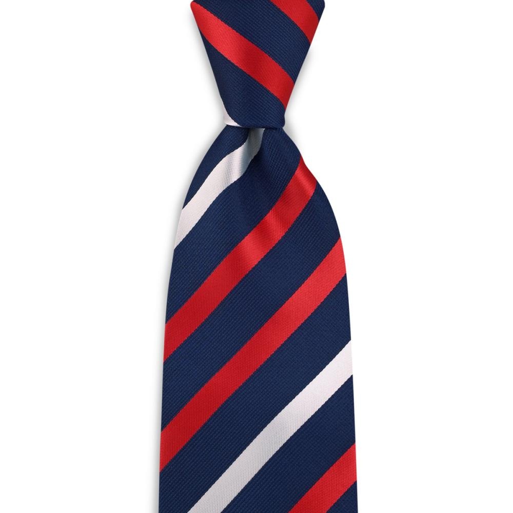stropdas rood / wit / blauw - 1