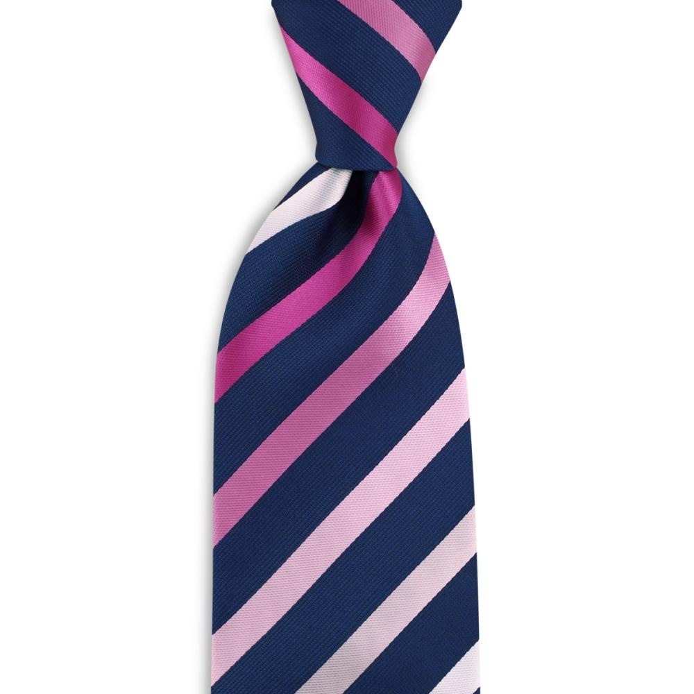 stropdas roze gestreept - 1