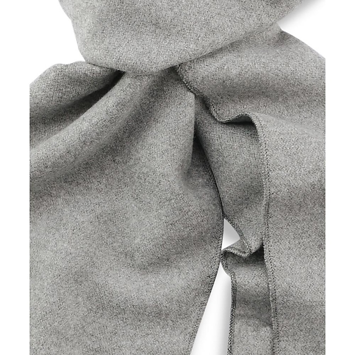 unisex sjaal uni viscose grijs langwerpig