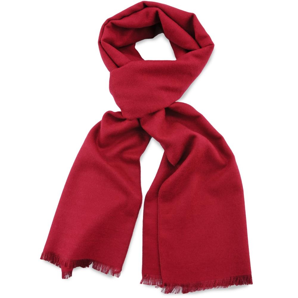 unisex sjaal viscose bordeauxrood langwerpig - 1