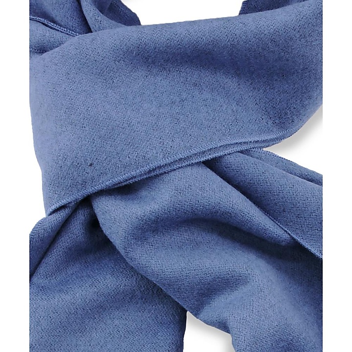 unisex sjaal viscose denimblauw langwerpig