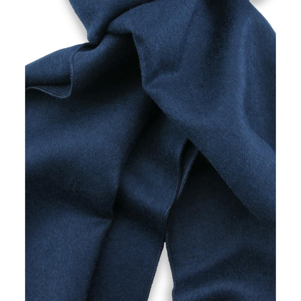 unisex sjaal viscose marineblauw langwerpig - 2