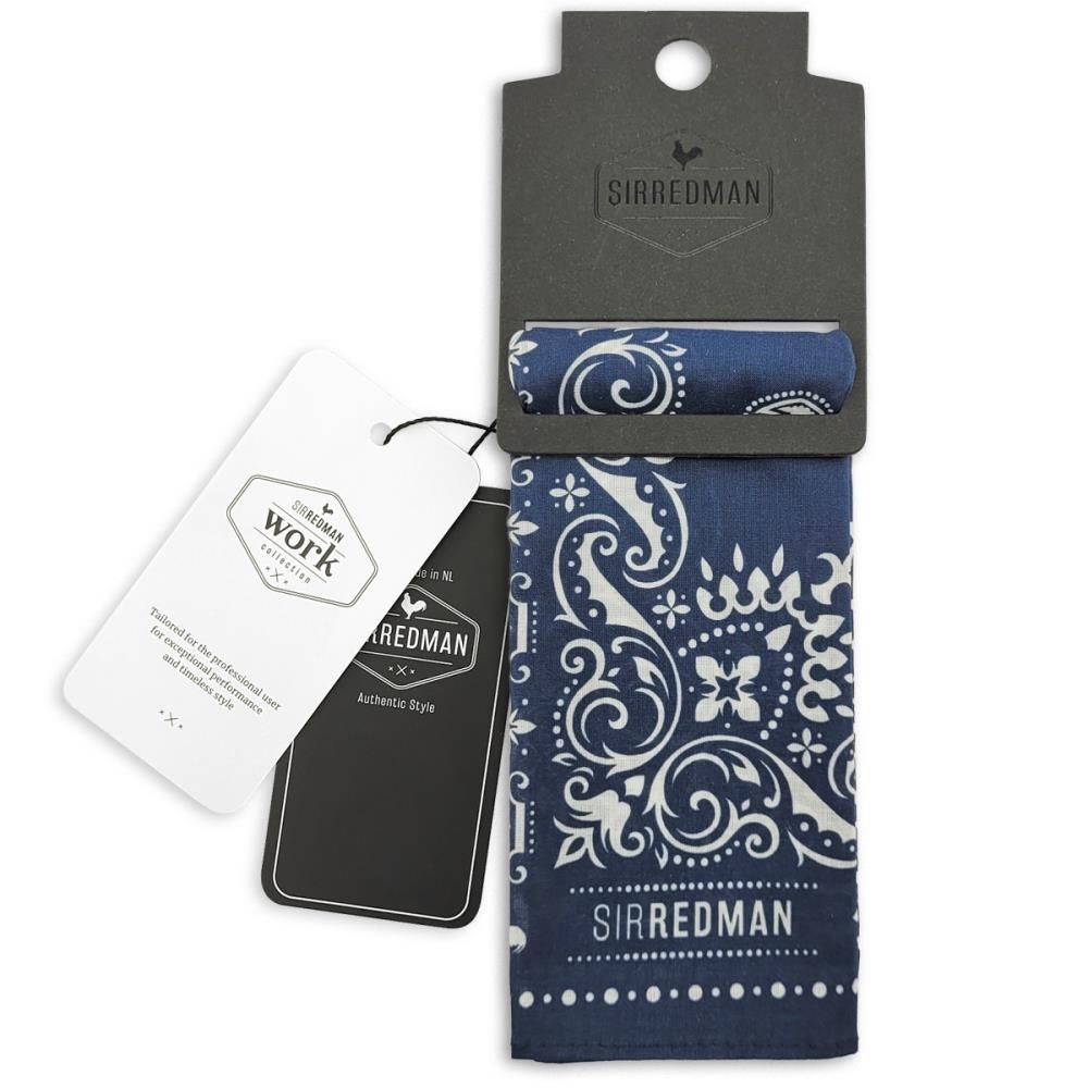 WORK bandana blauw - 4