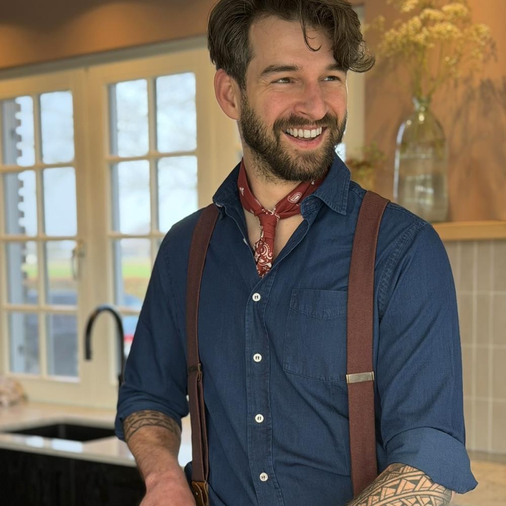 WORK bandana bordeaux - 1