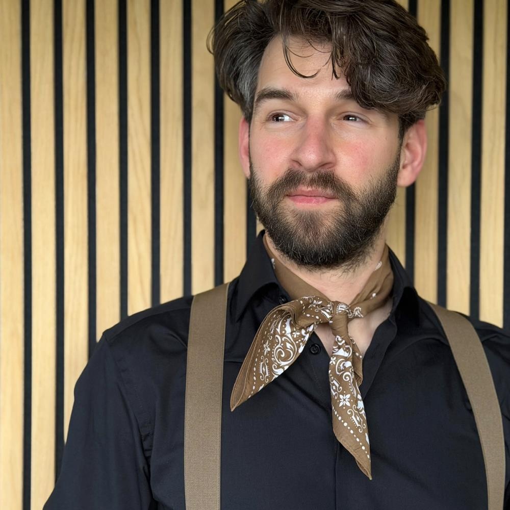 WORK bandana taupe - 1