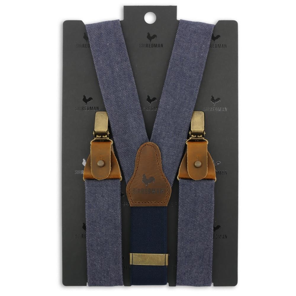 WORK bretels denim blauw - 4