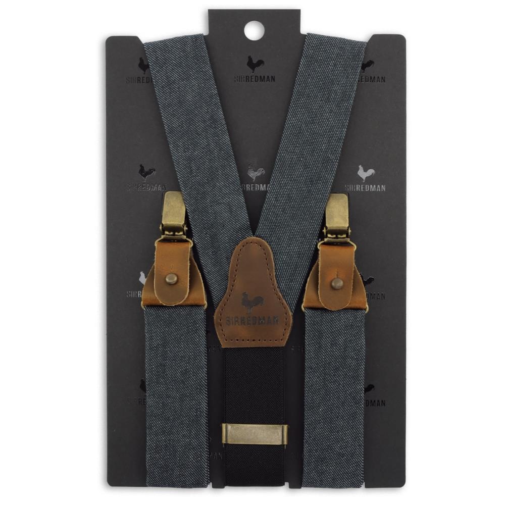 WORK bretels denim zwart - 4