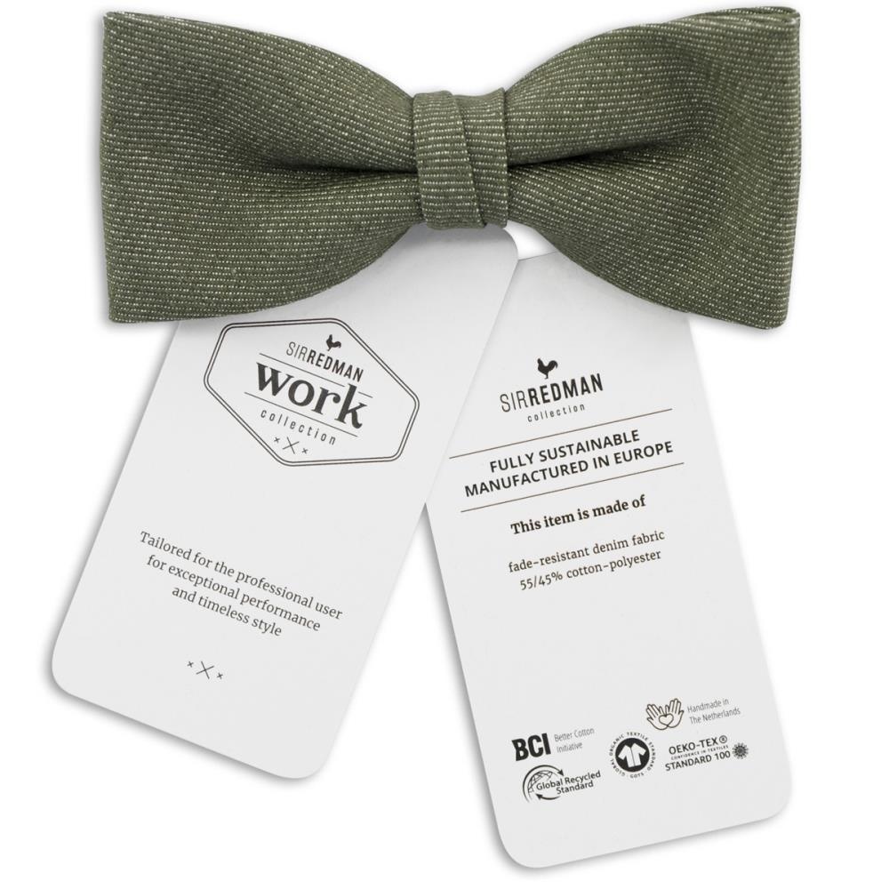 WORK strik denim groen - 3