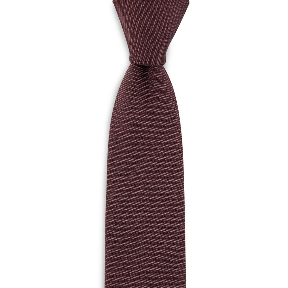 WORK stropdas burgundy denim - 1
