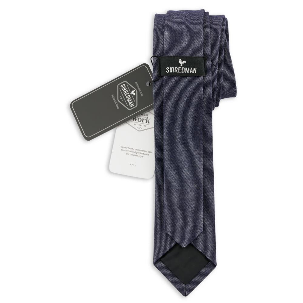 WORK stropdas denim blauw - 4