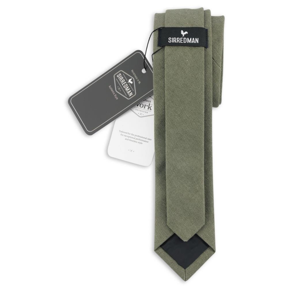 WORK stropdas denim groen - 2