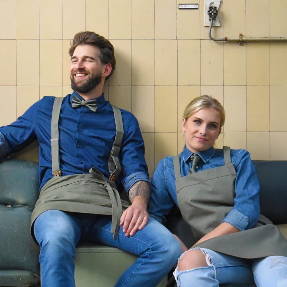 WORK stropdas olijfgroen - 1