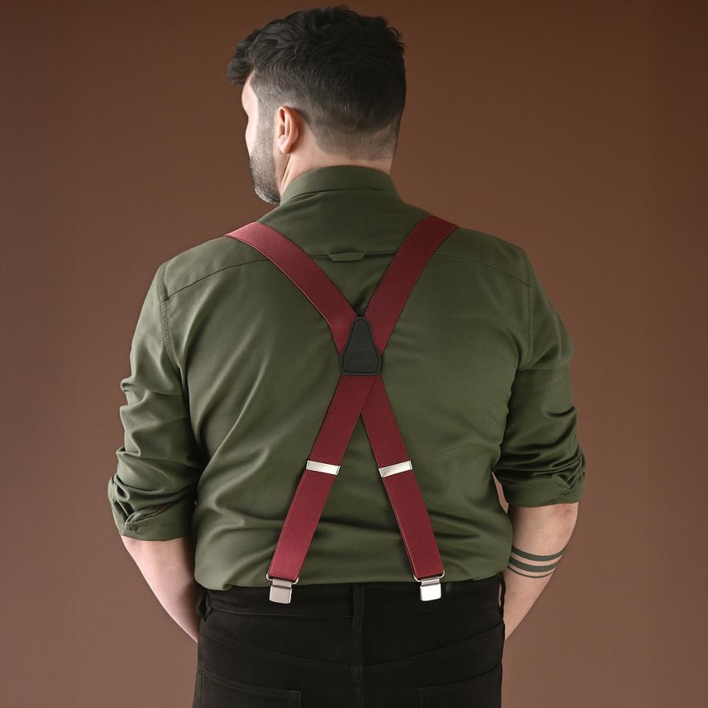 XL bretels bordeaux - 2