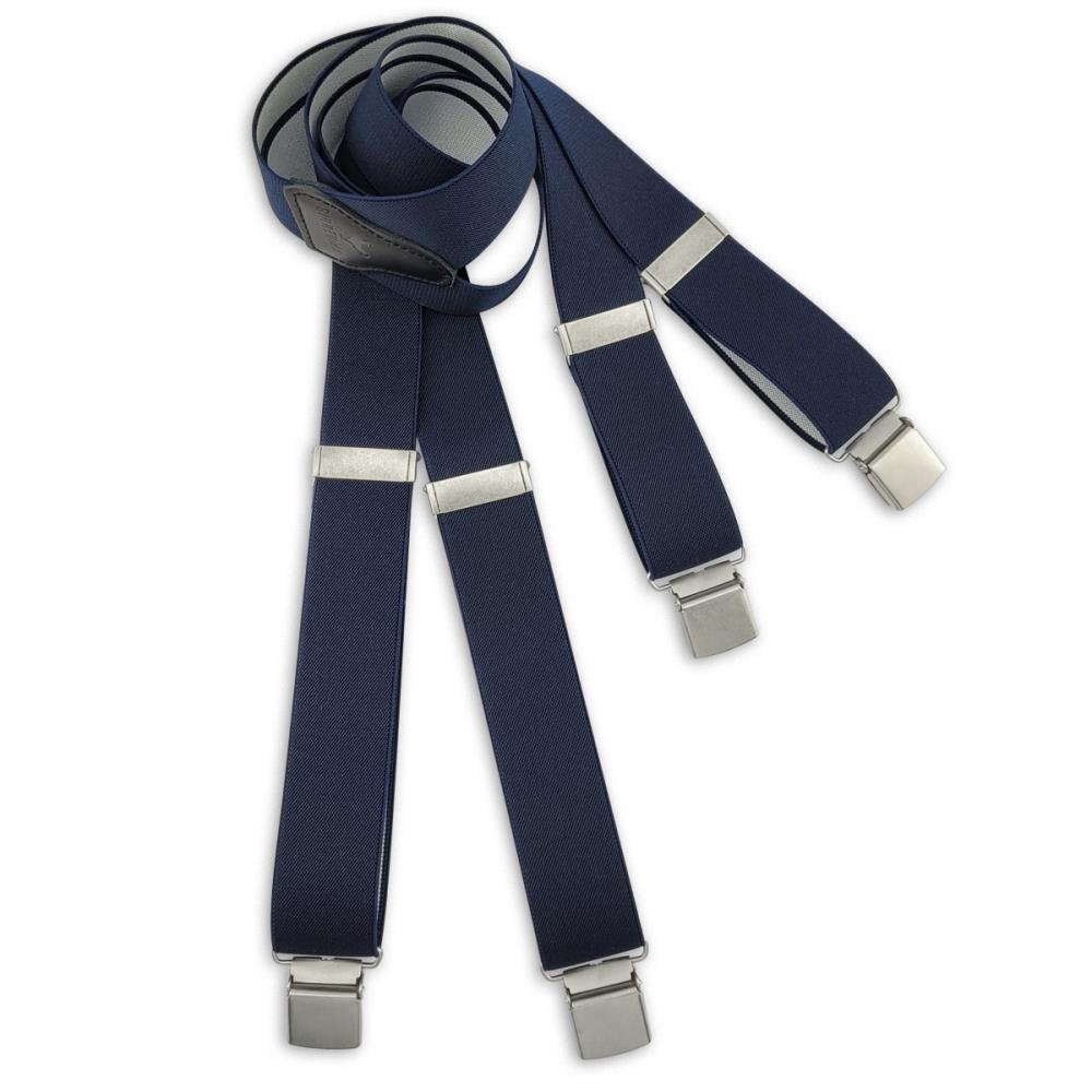 XL bretels marineblauw - 4